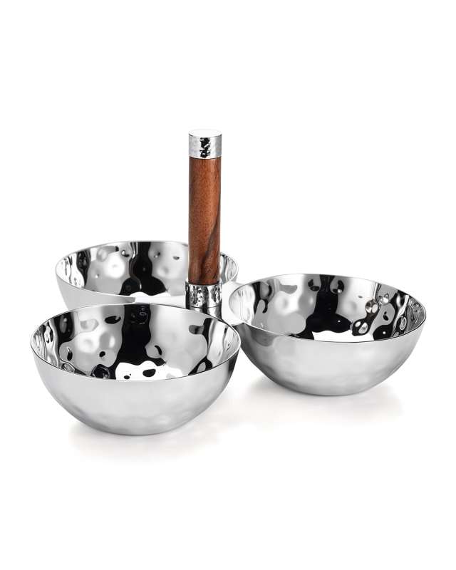 Sierra 3 Bowl Set with Wood Handle